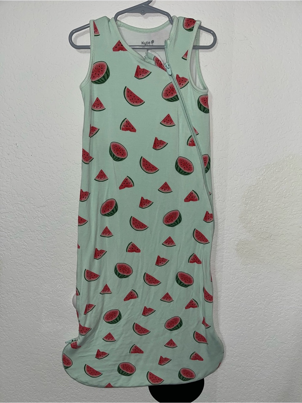 Kyte Baby green watermelon sleep sack